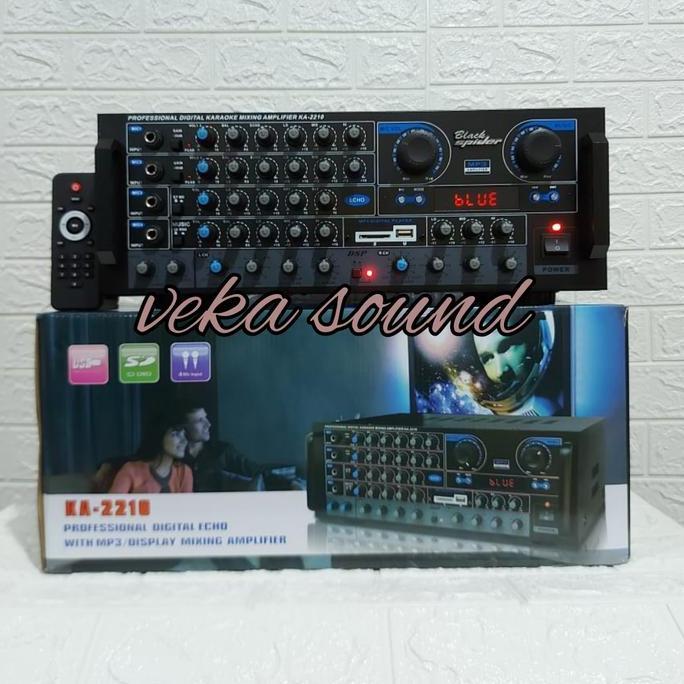 POWER AMPLIFIER BLACK SPIDER KA2210 AMPLI KA 2210 ORINAL