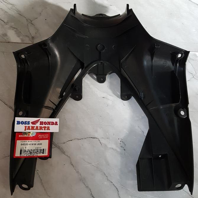Sparepart Revo : 64320-Kww-A00 Legshield Cover Tutup Body Tengah Bawah Kontak Revo Absolute / Cover 