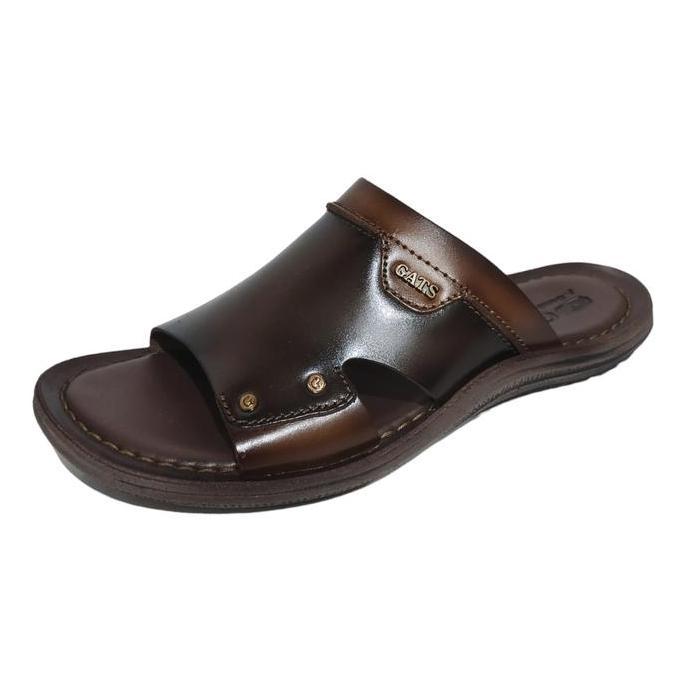 Brg- Sandal Pria Kulit Gats Gh-003 Sendal Casual Shoes