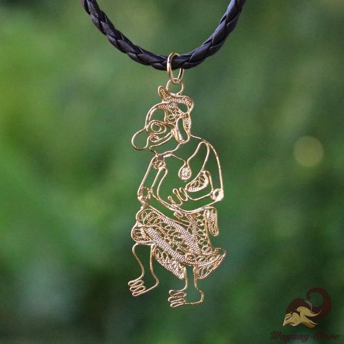 Best Seller Liontin Emas Wayang Gareng 6 cm Berkualitas 100% original