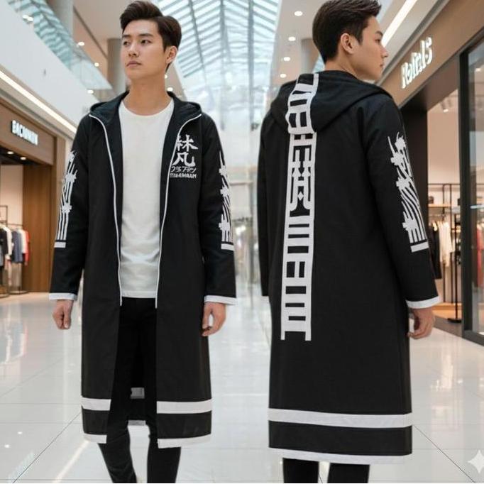READY jubah anime brahman kawaragi senju Jaket Pria Cosplay
