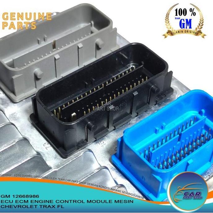 ECU ECM Engine Control Module Mesin Chevrolet Trax FL Ori GM 12669966 Sparepart Mobil Orinal
