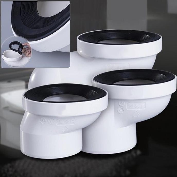 Konektor Flange Offset Toilet Bahan Pvc Untuk Perbaikan Urinal