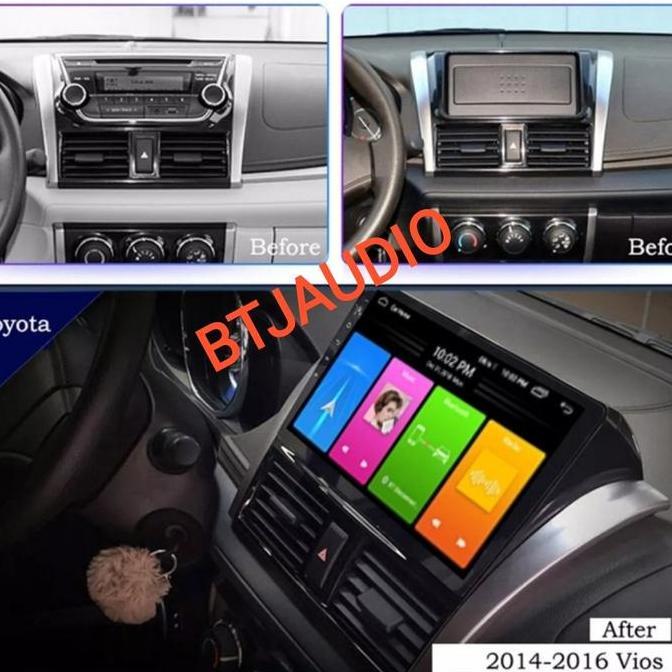 Promo HEAD UNIT TAPE TV MOBIL ANDROID MERK ORCA SKELETON DHD UNTUK TOYOTA NEW YARIS & NEW VIOS 2014-