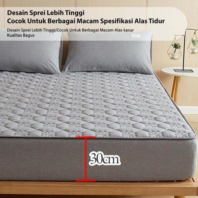 Sprei Sultan Waterproof Anti Air Breathable/Sprei Protector Bermotif / Sprei TM