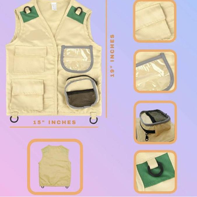 costume kids safari,explorer zoo keeper kostum anak profesi penjelajah