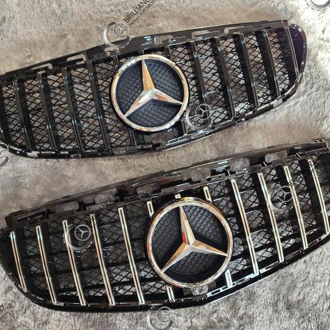 GRILL GT GTR MERCEDES BENZ W212 FACELIFT 2013-2016 GRILLE MERCY W212