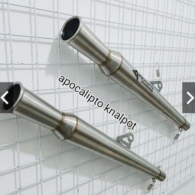 Silencer Knalpot Custom Terompet / Chopper / Classic - Stainless
