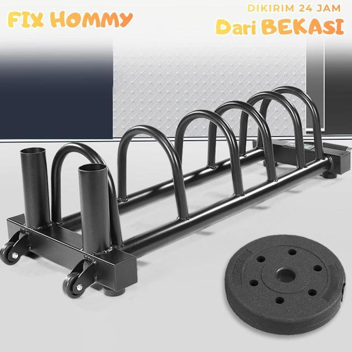 FXMY Rak Barbel Dinding Gantung Rak Dinding Barbel Dumbell Olympic Bar Storage