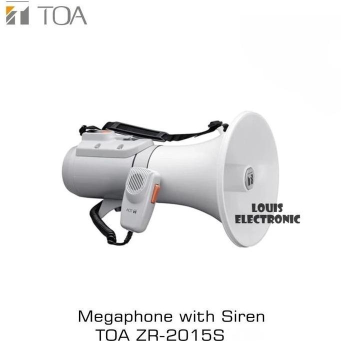 TOA MEGAPHONE SIRINE ZR-2015S ORIGINAL TOA SPEAKER MEGAPHONE GANTUNG