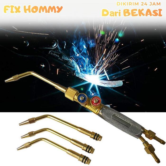 FXMY Blander Las Karbit Paket Siap Pakai Welding Torch Gloor Alat Las Karbit
