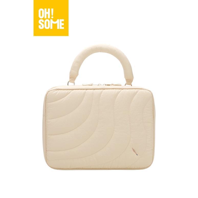 HOT PRODUCT OHSOME - QYOUNGER STREAMLINED PATTERN LAPTOP BAG TAS LAPTOP DILENGKAPI HANDLE