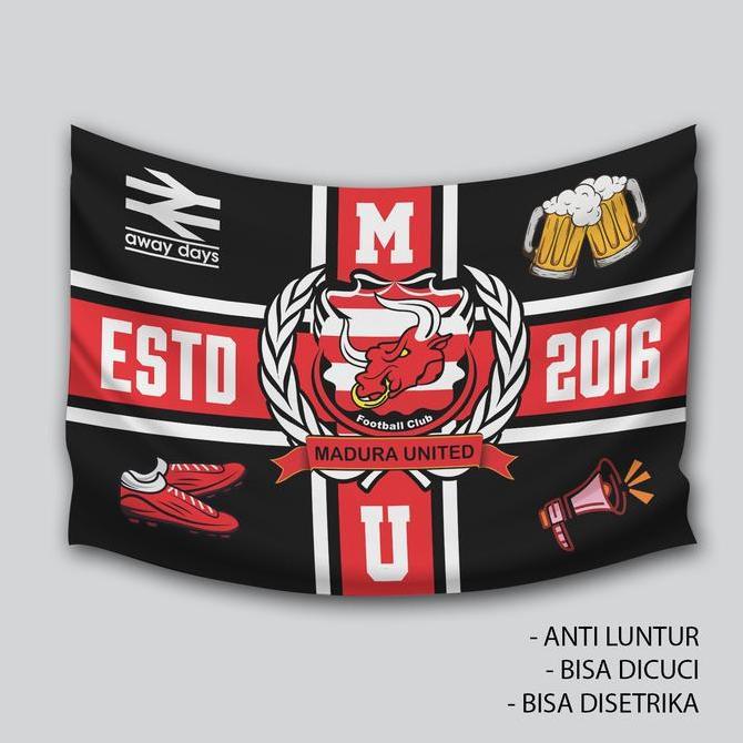Bendera / Bendera Jumbo Madura United Suporter Tretan Kconk Mania