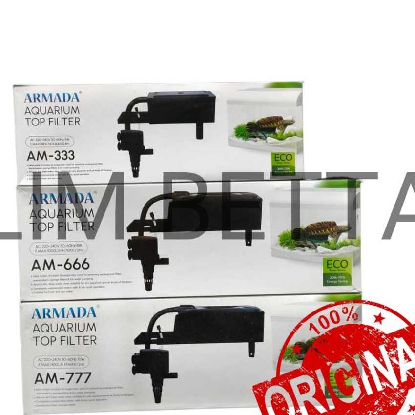 Top Filter Aquarium Armada / Top Filter 3 In 1 / Filter Aquarium