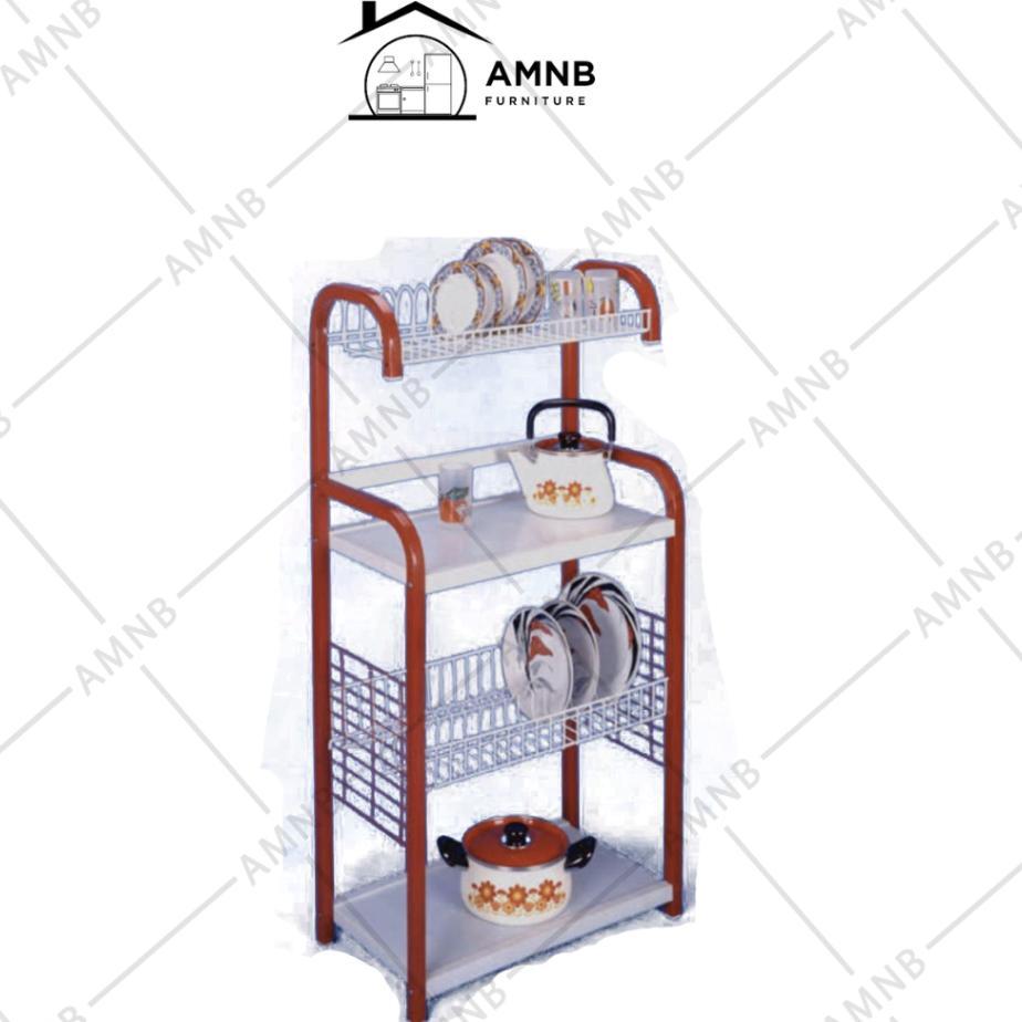 Amnb - Rak Piring Master R04 P | Lemari Piring Minimalis Serbaguna