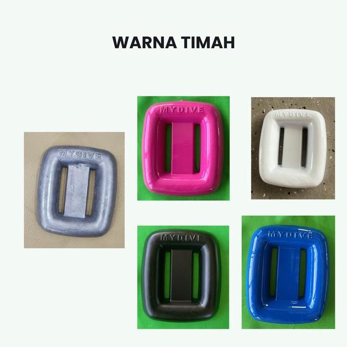 Timah Pemberat Diving MYDIVE 1kg (1000 Gram) / Timah Pemberat Scuba Diving / Pemberat Freediving Spe