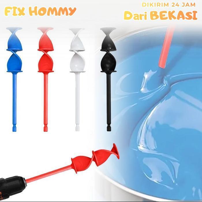 FXMY 4pcs/Set Dayung Mixer Epoxy Pengaduk Resin Alat Pengaduk Cat Reusable Mixer Resin Alat Aduk Cat
