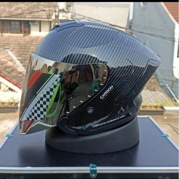 helm js armor motif carbon half face helm half face helm js armor