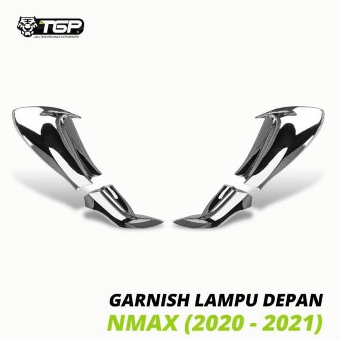 Tgp Garnish Lampu Depan Nmax New 155 2020-2021 Cover List Headlamp