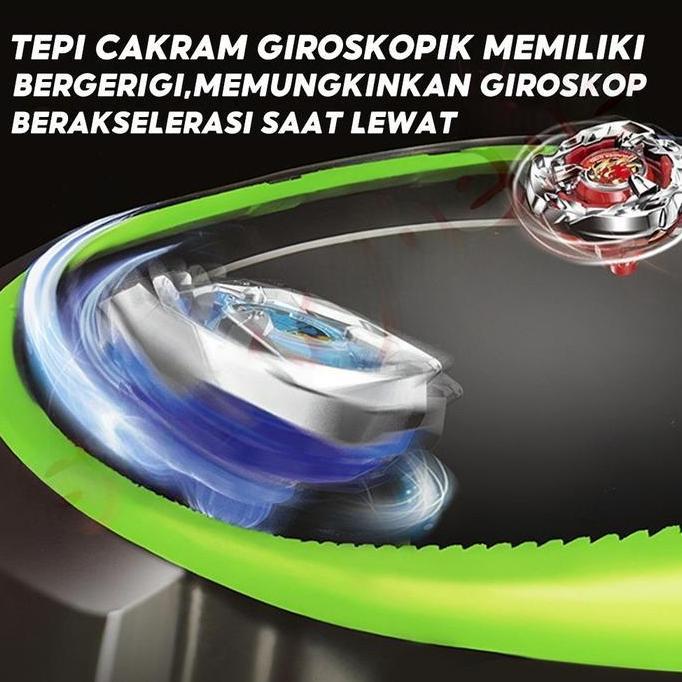 Bebled Gyro Gyroscope Battle Mainan Anak Gangsing Besi Beblet Metal Beblade