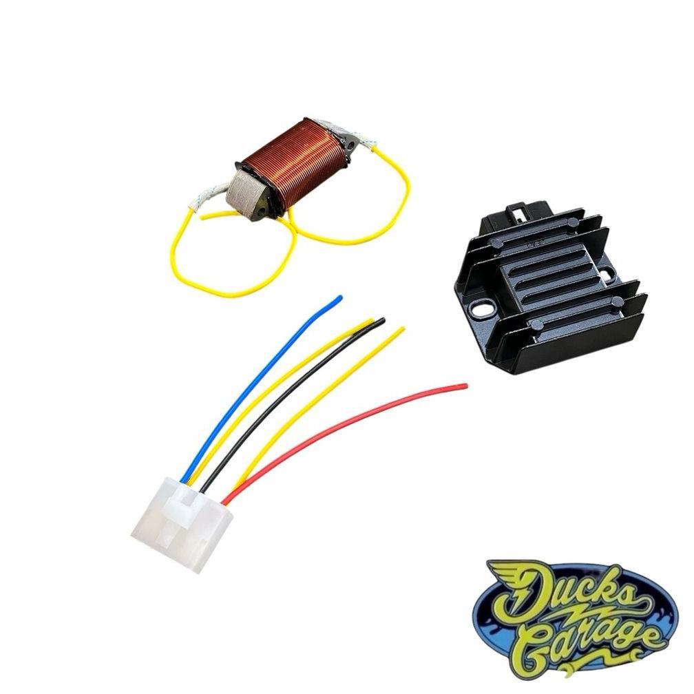 Paket Spull Spul Lampu Set Kiprok Nmax Original Pengapian Fullwave 12 V Volt Spull Spul Spool Lampu 