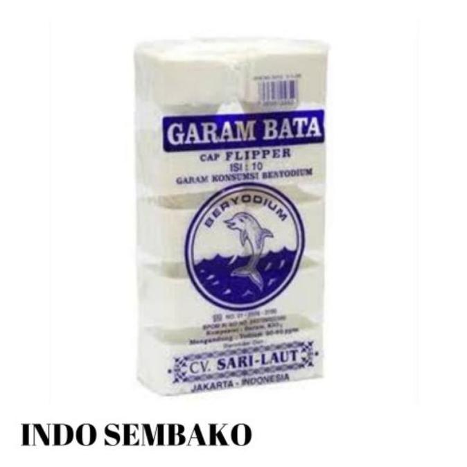 Pilihan - Garam Bata Isi 12 Cap Flipper / Garam Bata 12 Buah