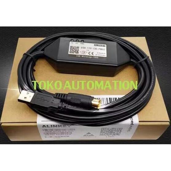 Pylo- Usb 1761-Cbl-Pm Cable For Ab Micrologix 1000 1200 1500 Plc Pb15