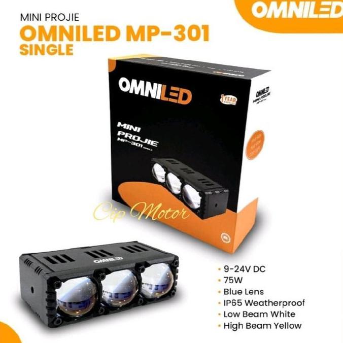 Lampu D2 Laser Mini ORIOS OMNILED MP-301 Putih Kuning Sepasang 2 pc
