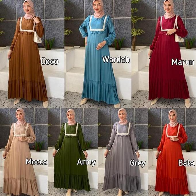 Arsy- Narenda Dress - Gamis Rayon Lebaran