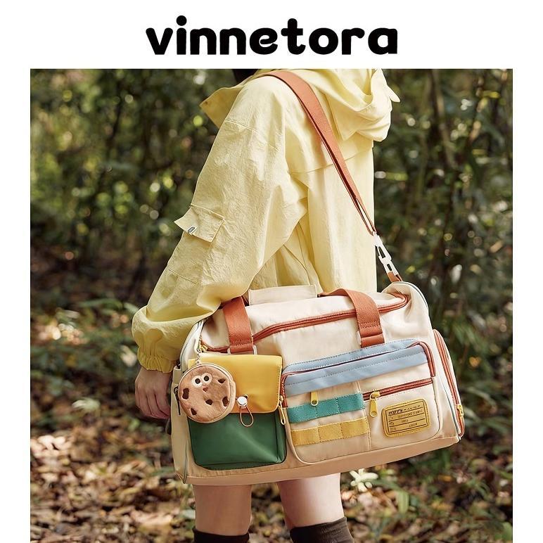 Vinnetora Travel Bag Tas Gym Wanita Tas Selemapang Wanita Besar Tas Traveling Pakaian 1131