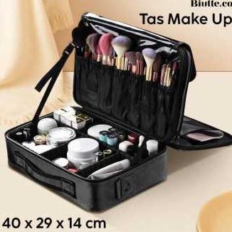 Tas Kosmetik Make Up Travel Organizer Bag Wanita 40x29x14cm - F150 - Black