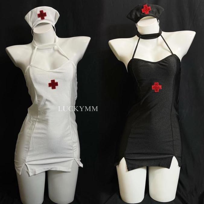 Luckymm Baju Cosplay Wanita Dewasa / Baju Suster Nurse Wanita 430