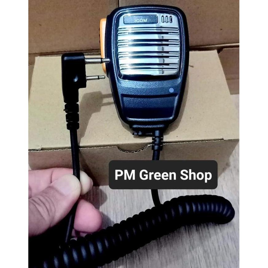 Ekstra Mic Ptt Microphone Ht Alinco Icom Mikrofon Speaker Walkie Talkie Terbaru 