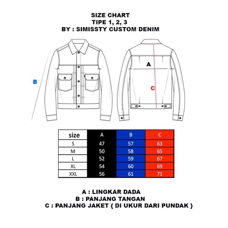 BEST DEALS SIMISSTY DENIM. JAKET DENIM TRUCKER TYPE 1. TYPE 2 . RAW DENIM