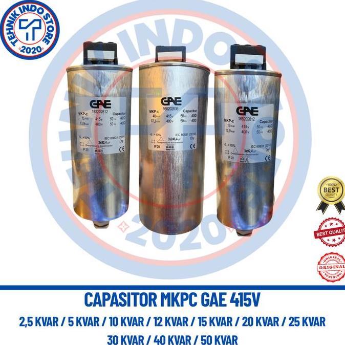 CAPASITOR 30 KVAR 415V MKPC GAE  / 30KVAR CAPASITOR PANEL GEA ORIGINAL