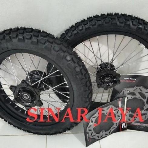 '' PAKET KOMPLIT VELG KLX 16 19 - 18 21 - PAKETAN VELG CROSS TRAIL CRF ''