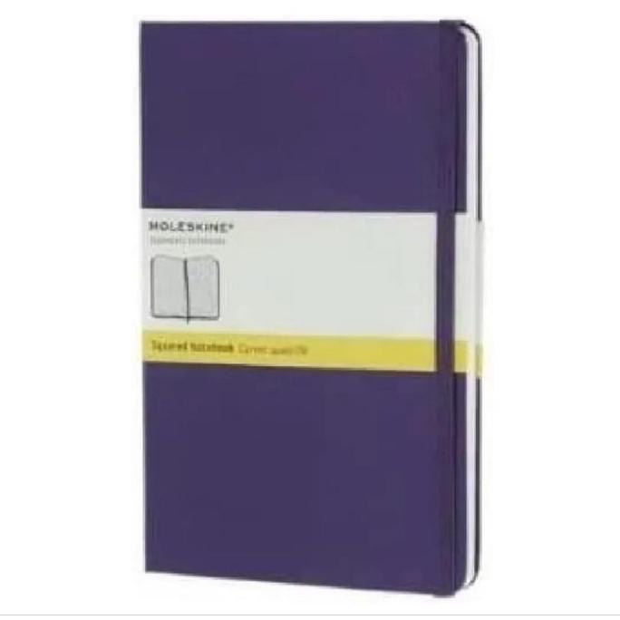 PROMO Moleskine Squared Notebook Violet Purple