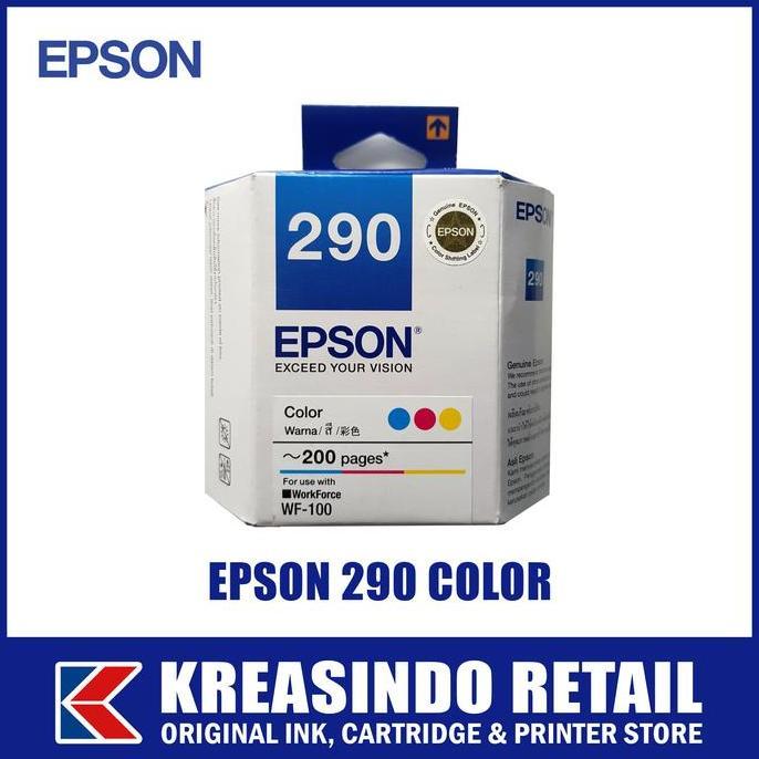 Epson 290 Color Tinta / Cartridge Original (WF-100 / WF100)