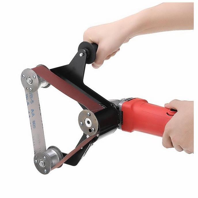 VIRALL DRILLPRO GRINDER PIPE AND TUBE BELT SANDER ATTACHMENT STAINLESS STEEL *