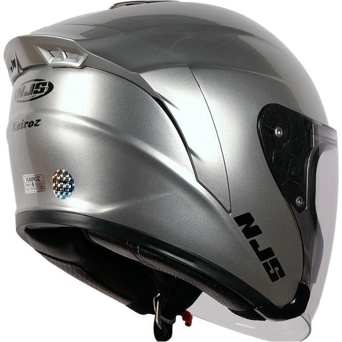 Comet- Njs Kairoz Silver Steel - Helm Half Face | Kairoz | Kairoz V1 | Kairoz Polos | Kairoz | Njs