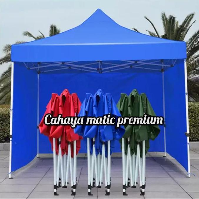 * TENDA LIPAT PREMIUM 2X2 TIRAI 3 SISI *