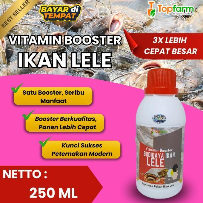 / VITAMIN PLUS IKAN LELE / SUPLEMEN PEMACU DAN PERANGSANG PERTUMBUHAN IKAN LELE / OBAT IKAN LELE SEH
