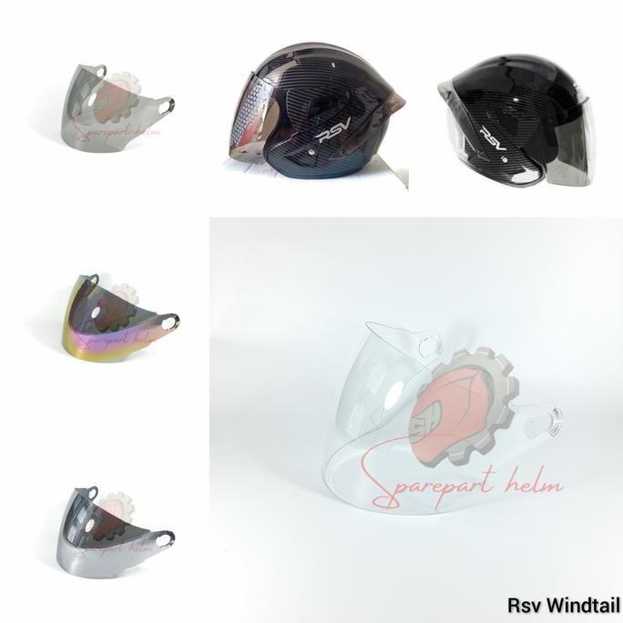 Comet- Kaca Helm Rsv Windtail Visor Helm Rsv Windtail