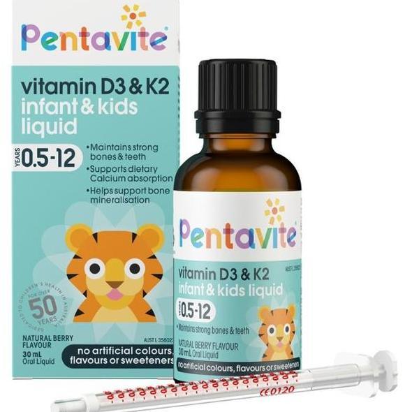 Fit- Pentavite Vitamin D3 & K2 Kids 30Ml