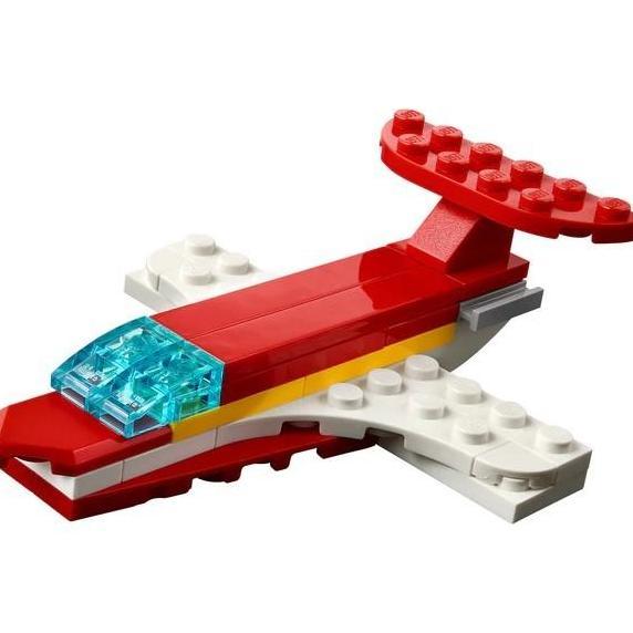 Promo LEGO Creator 3 in 1 - 30669 Iconic Red Plane Polybag Model Building Airplane Cargo Jet Speedbo