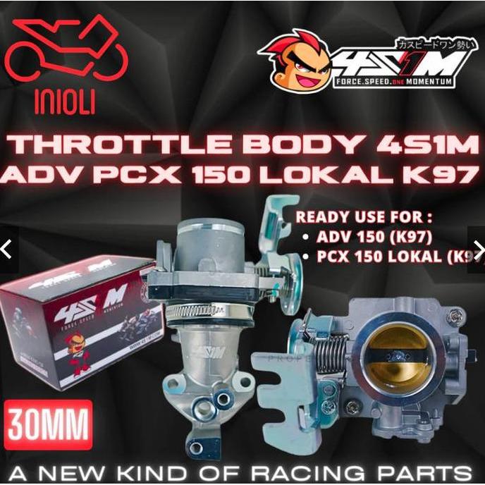 Sale Throttle Body Tb 4S1M 30 Mm 32 Mm Adv 150 Pcx 150 Lokal K97 Tb Racing 4S1M 30Mm 32Mm
