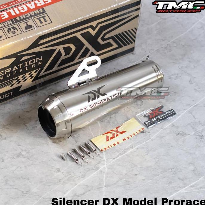 Silencer knalpot DX Generation model Prorace ZX25R ZX25RR Ninja250 CBR250RR CBR Ninja R15 GSX150