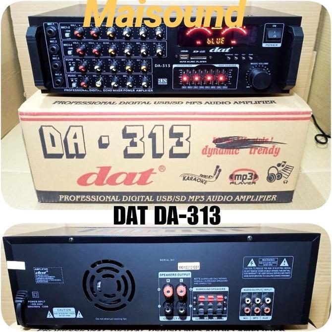 Promo Ampli Karaoke Dat Da 313 Amplifier Da313 Cod