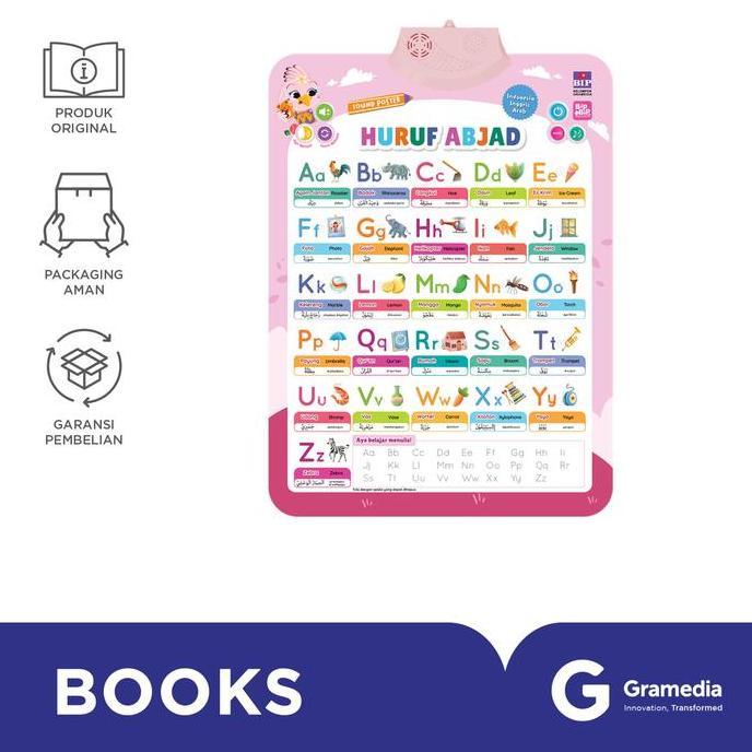 Gramedia SOUND POSTER BIP BIP: HURUF ABJAD