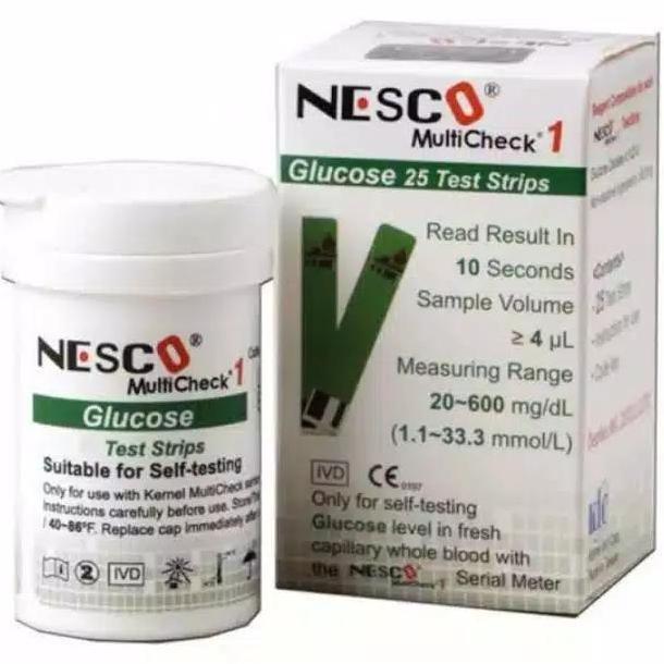 Strip Nesco Gula darah / Strip Gula Refill / Nesco gula darah